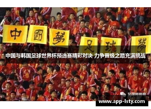 中国与韩国足球世界杯预选赛精彩对决 力争晋级之路充满挑战